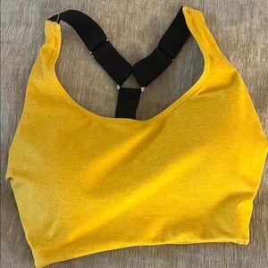Bombshell Sportswear Yellow Sports Bra